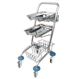 YC-J-0900456 Hospital Stainless Steel Convenient I.V Trolley