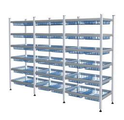 YC-J-0900121 Hospital Aluminum Alloy Adjustable Cartridge Shelving System
