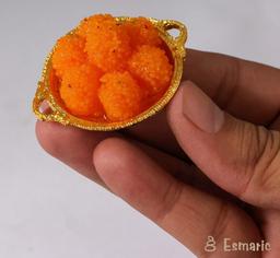 Boondi Laddu Miniature Fridge Magnet