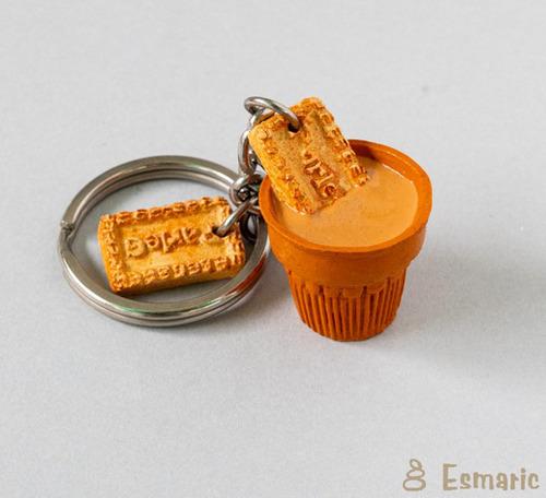 Chai biskut Miniature Keychain