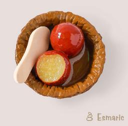 Gulab Jamun Miniature Fridge Magnet