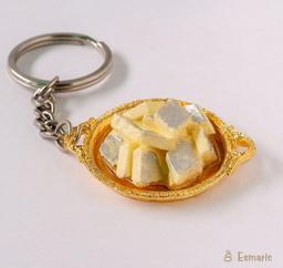 Kaju Katli Keychain
