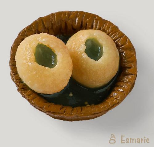 Pani Puri Miniature Fridge Magnet