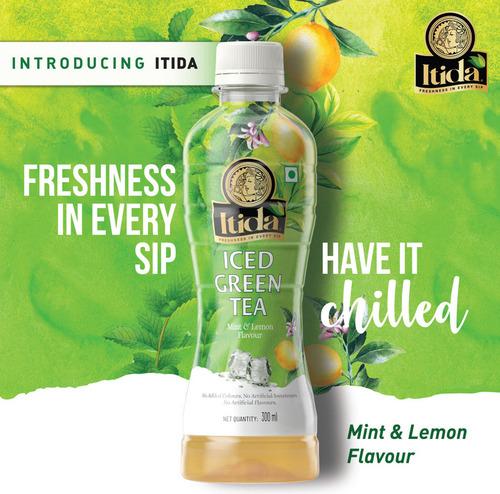 Itida Zero-Sugar Natural Iced Green Tea - MINT & LEMON