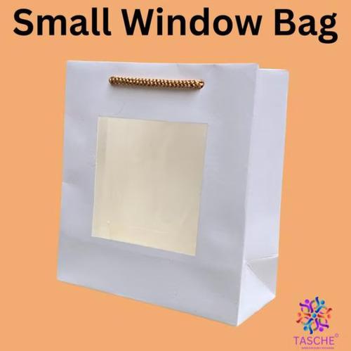 Customized Small Window Paper Bags for Return Gifts
