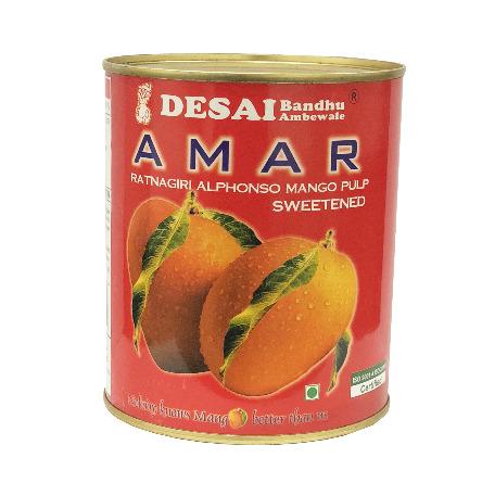 ALPHONSO MANGO PULP SWEETENED