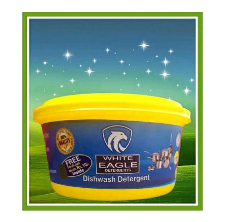 White Eagle Dishwash Detergent Tub