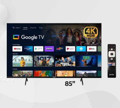 PZT4KQ - 85 GTV (85 INCH 4K GOOGLE TV)