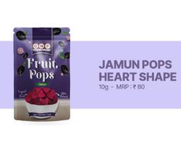 Fruit pops - Jamun Pops Heart Shape