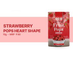 Fruit pops - Strawberry Pops Heart Shape
