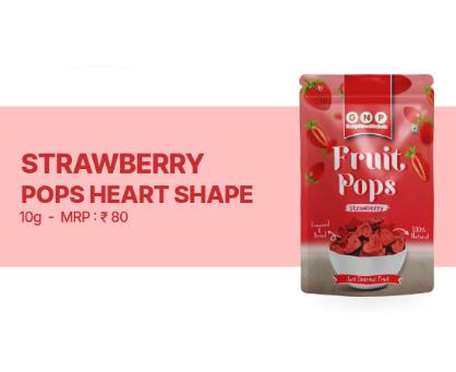 Fruit pops - Strawberry Pops Heart Shape