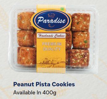 Peanut Pista Cookies