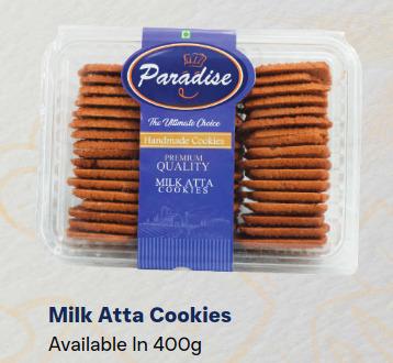 Milk Atta Cookies