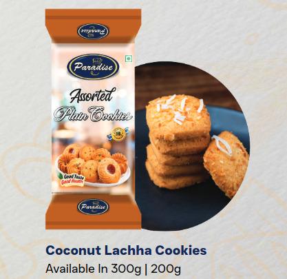 Coconut Lachha Cookies