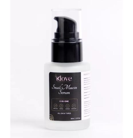 Klove Snail Mucin Serum - Peptides | Niacinamide | Ceramides
