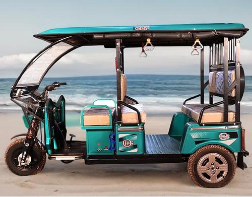 Ohms Electric Sea Green Electric Vehicle