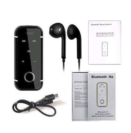 Black i6s Bluetooth Headset