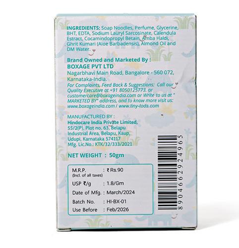 Baby Soap Parabens Free Vegan & Cruelty Free