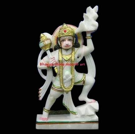 Marble Panchmukhi Hanuman Statue