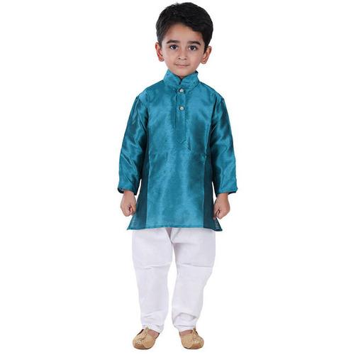Turquoise Kurta Pajama Set for Boys Kids Complete Set (IMC21000-Turqqoiss)