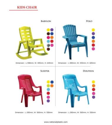 Wave Kids Plastic Chairs