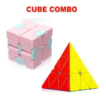 KHELO TOYS Pyramid & Infinity Cube Combo