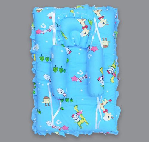 Born Babies baby Cotton Printed Bolster Bedding Set