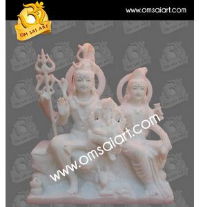 God Shiva Family Statue