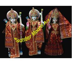 God Marble Ram Darbar Statue