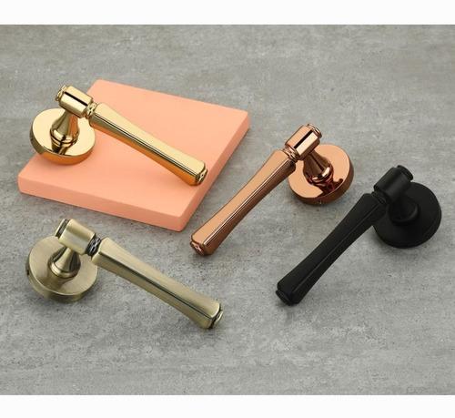 Mortice Handle (Lappy pvd white gold)