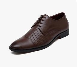 ARAMISH Men's Genuine Leather Lace Formal Shoes