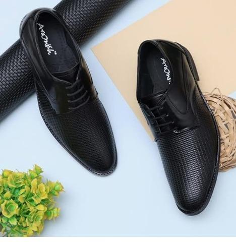 ARAMISH Men's Genuine Leather Lace Formal Shoes