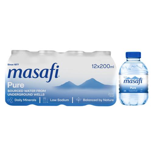 Masafi Pure 200ml x 12 Natural Drinking Water