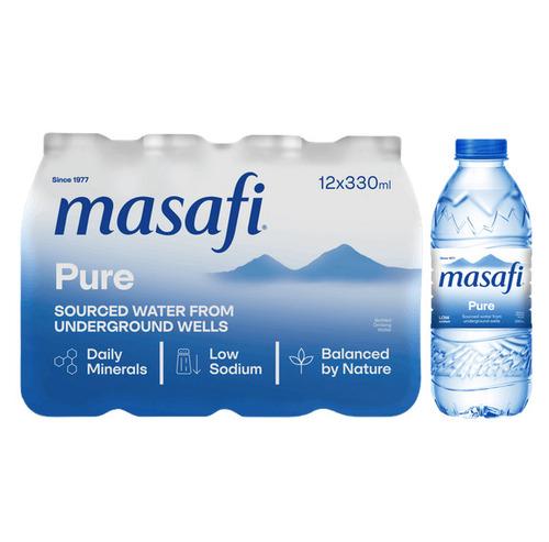 Masafi Pure 330ml x 12 Natural Drinking Water