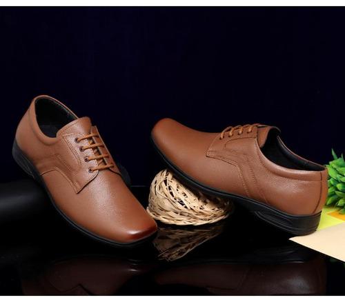 ARAMISH Men's Genuine Leather Lace Formal Shoes