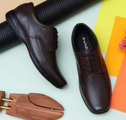 ARAMISH Men's Genuine Leather Lace Formal Shoes