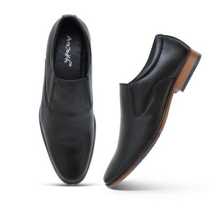 ARAMISH Men's Genuine Leather Lace Formal Shoes