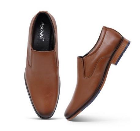 ARAMISH Men's Genuine Leather Lace Formal Shoes