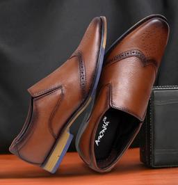 ARAMISH Men's Genuine Leather Lace Formal Shoes