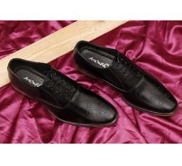 ARAMISH Men's Genuine Leather Lace Formal Shoes