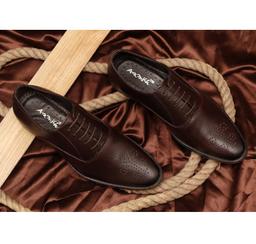 ARAMISH Men's Genuine Leather Lace Formal Shoes