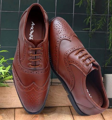 ARAMISH Men's Genuine Leather Lace Formal Shoes