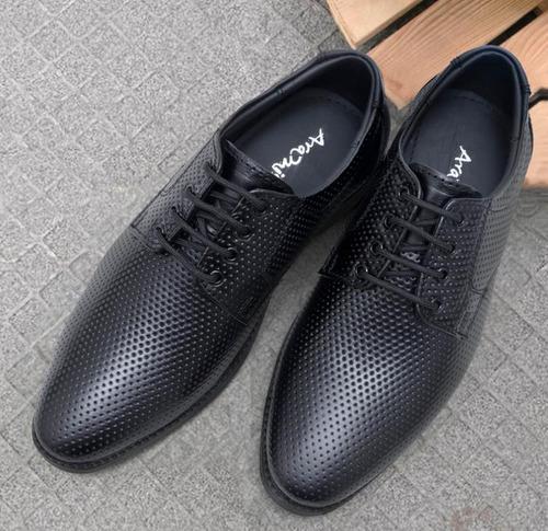 ARAMISH Men's Genuine Leather Lace Formal Shoes