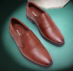 ARAMISH Men's Genuine Leather Lace Formal Shoes