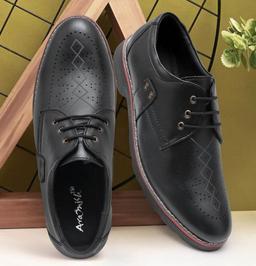 ARAMISH Men's Genuine Leather Lace Formal Shoes