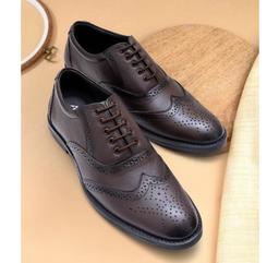 ARAMISH Men's Genuine Leather Lace Formal Shoes