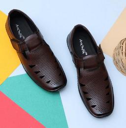 ARAMISH Men's Genuine Leather Lace Formal Shoes