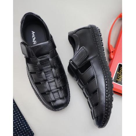 ARAMISH Men's Genuine Leather Lace Formal Shoes