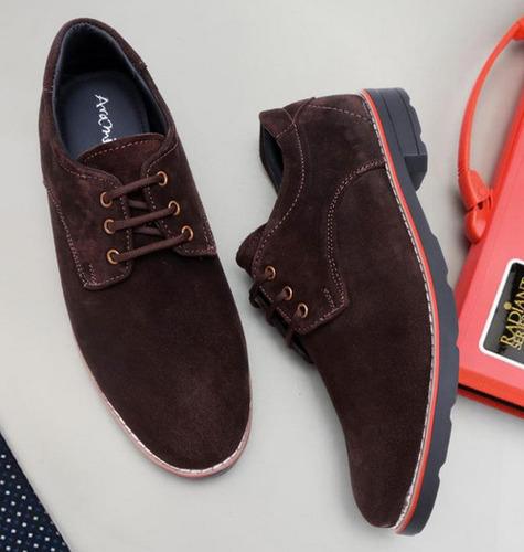 ARAMISH Men's Genuine Leather Lace Formal Shoes