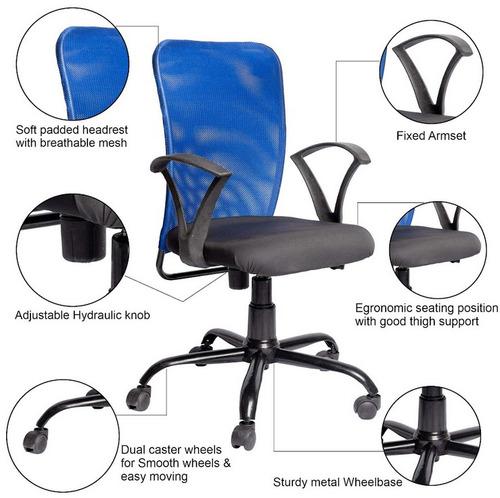 Blue Sigma Chair